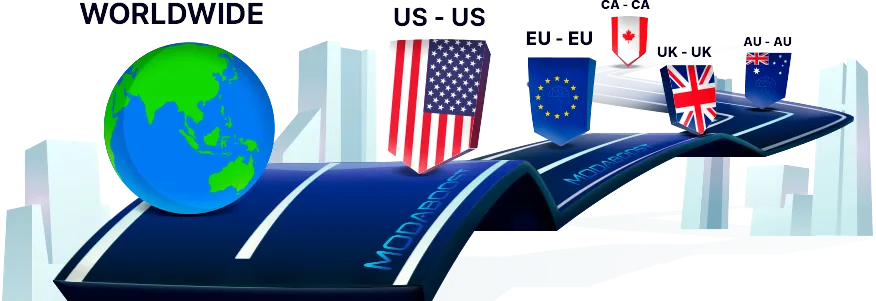 Domestic countries we ship to